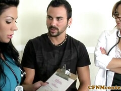 Tetona, Cfnm, Médico, Corridas faciales, Dominacion femenina, Hd, Coño, Trio