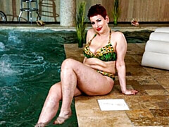 Amateur, Culo grande, Tetas grandes, Penetracion con dedos, Maduro, Pelirrojo, Solo, Estriptis