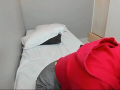 Softcore webcam show with gorgeous brunette college girl