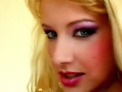 Arsch, Blondine, Blasen, Dildo, Frau, Hd, Lingerie, Strümpfe