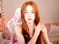 Redhead Eighteen Years Old Camgirl Erotic Video