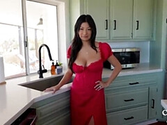 Latina Housewife Cami Strella Cheats with Big Cock