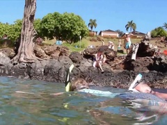 Leie, Bad, Strand, Freundin, Nackt, Öffentlich, Muschi, Dusche