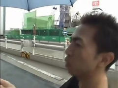 アジア人, デカパイ, フェラチオ, 日本人, 淫乱熟女, アウトドア