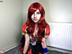 Costume play, disney, big dildo