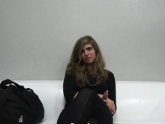 Hot pornstar casting and cumshot