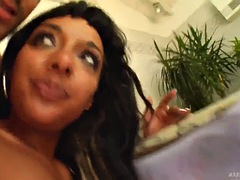 In den arsch, Tussi, Schwarz, Besamung, Doppelpenetration, Schwarz, Hardcore