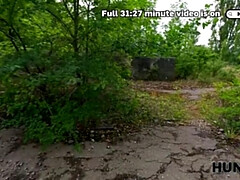 In den arsch, Schönheit, Braunhaarige, Hd, Im freien, Pov, Russisch, Titten