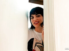 Пальцем, Большие дырки, Белье, Мастурбация, Бритые, Тату, Молоденькие, Сиськи