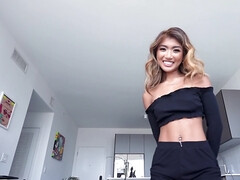 Asiatique, Sucer une bite, Petite femme, Adolescente, Nénés