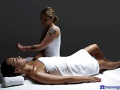 素人, 指いじり, レズビアン, なめる, マッサージ, オイル, オマンコ, 濡れ