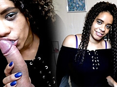 18, 素人, 黒人, 茶髪の, イく瞬間, チン, 黒人, ゴックンする