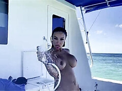 Monika Fox Naked Ocean Swim & Quick Yacht Captain Blowjob - Cum In Mouth Cabin Fuck
