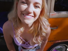 Blond, Pijpbeurt, Diep in de keel, Harig, Kut duiken, Tiener, Tieten likken