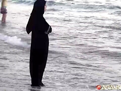 アジア人, デカパイ, フェラチオ, チン, 熟年, 馬乗り, フェラする, ティーン