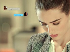 アナル, フェラチオ, 茶髪の, イく瞬間, 目瞪口呆, 下着, ティーン, 三人