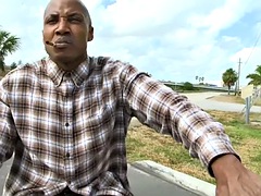 アナル, 黒人, フェラチオ, 黒人, ゲイ, 手コキする, 異人種間, アウトドア