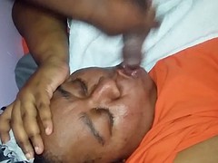 Zwart, Sperma shot, Zwart, Masturbatie