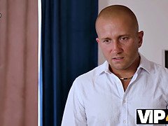 美人, デカパイ, 茶髪の, 捕まる, チェコ, ヨーロピアン, タトゥー, 妻