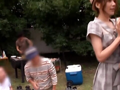 素人, アジア人, イマラチオ, Hd, 天然, アウトドア, ストッキング, 三人