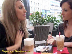 Cuarto de baño, Besar, Lesbiana, Masaje, Orgasmo