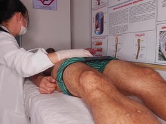 Leie, Grosser schwanz, Arzt, Riesig, Riesenschwanz, Latina, Muschi, Uniform