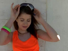 茶髪の, 女, Hd, ヒール, アウトドア, 一人, オッパイの, おもちゃ