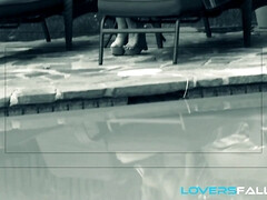 美女, デカパイ, ビキニ, ブロンド, フェラチオ, イく瞬間, ハードコア, アウトドア