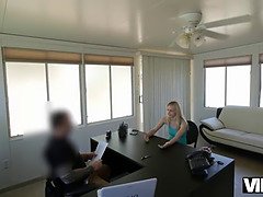 Vip4k. woman work in strip-club and uses her talents to get a loan