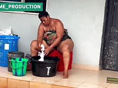 Gorda, Mamada, Ébano, Hd, Casero, Ama de casa, Chupando, Esposa