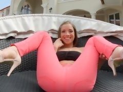 Brunette brune, Hd, De plein air, Softcore, Solo