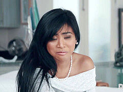 Ember Snow and her black step dad