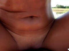 Filthy tanned teen breathtaking adult scene