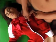 Aziatisch, Pijpbeurt, Sperma shot, Sperma in gezicht, Hardcore, Japaans, Kousen, Tiener