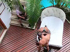 Enthousiasteling, Anaal, Braziliaans, Sperma shot, Latijnse vrouw, Tatoeage