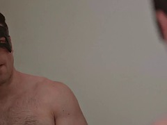 Str8 masked amateur stud jerks off and cums in solo video