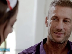 Arsch, Braunhaarige, Hardcore, Hd, Penis, Reiten, Ablutschen, Titten