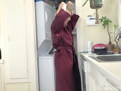 Badd Gramma strips naked in her kitchen