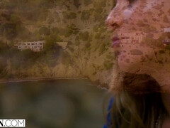 Grote mammen, Pijpbeurt, Sperma in mond, Hd, Likken, Natuurlijke tieten, Kut duiken, Trio