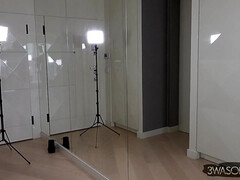 Enthousiasteling, Grote mammen, Bruinharig, Seksspeelgoed, Rijpe lesbienne, Monster, Pools, Alleen