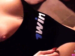 素人, デカパイ, 茶髪の, イく瞬間, チン, ダブル開発, 指いじり, オージー