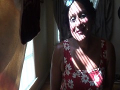 Enthousiasteling, Pijpbeurt, Bruinharig, Rijpe lesbienne, Gezichtspunt