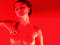 18, 茶髪の, 女, Hd, なめる, オマンコ, 一人, ティーン