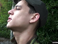 Leie, Blasen, Schwanz, Hundestellung, Schwul, Handjob, Hardcore, Tätowierung