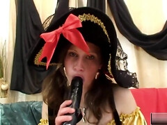Horny Slut In Latex Boots Masturbates