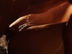 Zwart, Pijpbeurt, Bruinharig, Sperma shot, Vingeren, Hd, Natuurlijke tieten