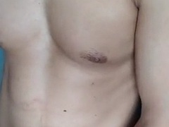 アジア人, 黒人, 大学生, イく瞬間, ゲイ, 毛深い, 下着, 筋肉