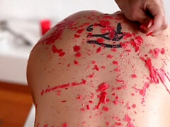 Sadomasochismus, Braunhaarige, Fetisch, Fußfetisch, Ungarisch, Tätowierung, Titten, Spielzeuge