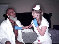 Grosser schwanz, Grosse titten, Blondine, Hd, Interrassisch