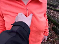 Садо мазо, Большие сиськи, Эксгибиционист, Секс без цензуры, На публике, Порка, Сиськи